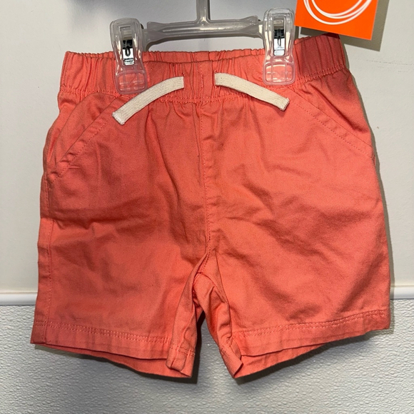 NWT NEW Baby Boy Wonder Nation Outfit 12M Navy Coral Hawaiian 2 piece Button - Picture 3 of 10